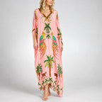 Tropalia – Tropical Print Kaftan Dress