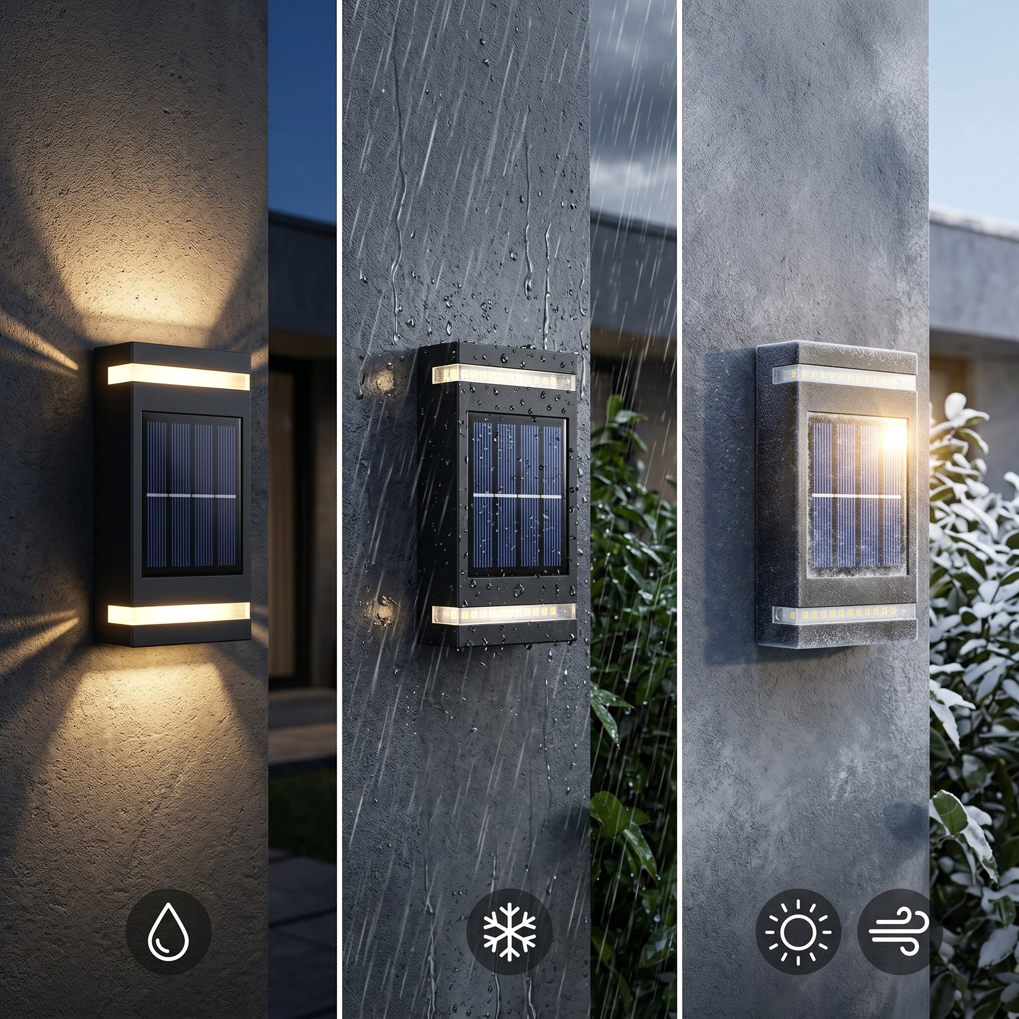 Outdoor Garden Solar Wall Lamp
