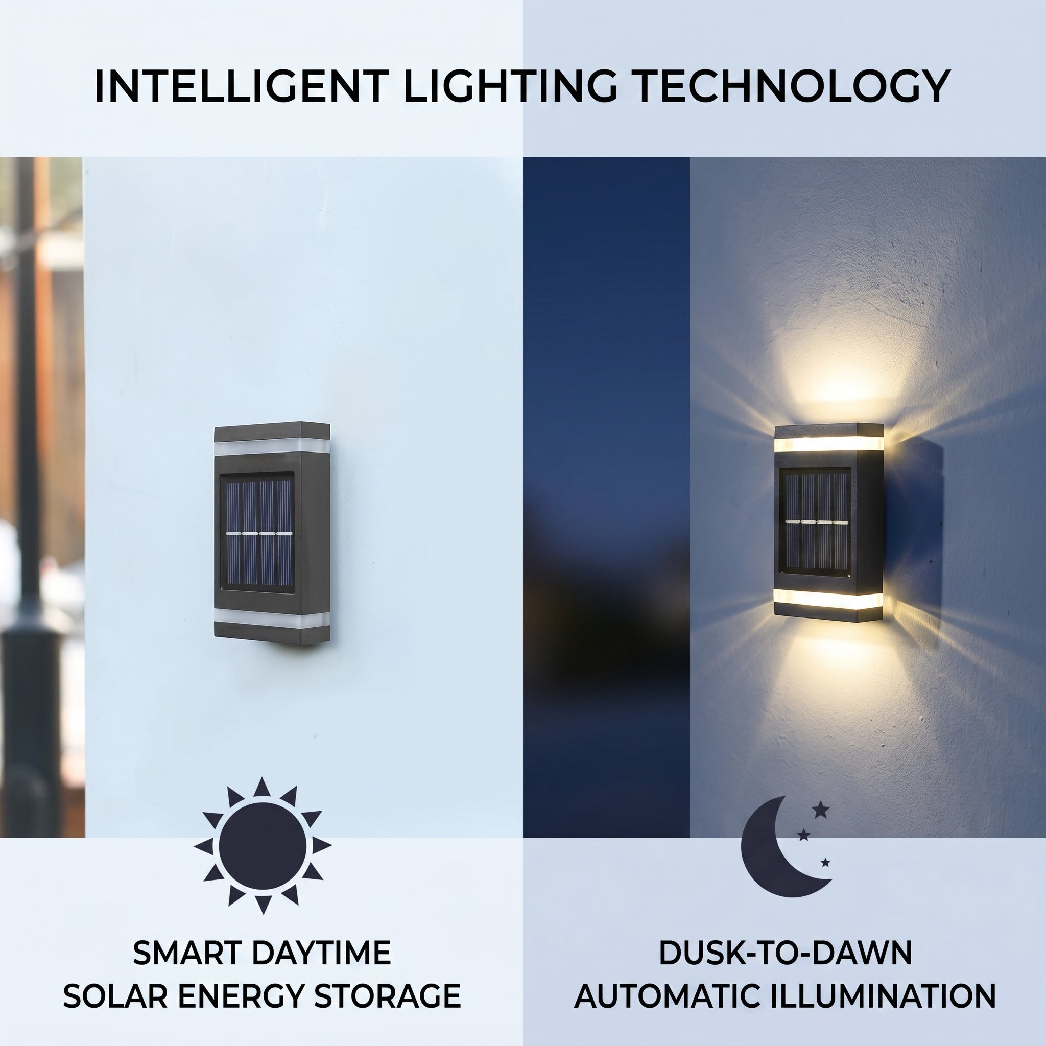Outdoor Garden Solar Wall Lamp