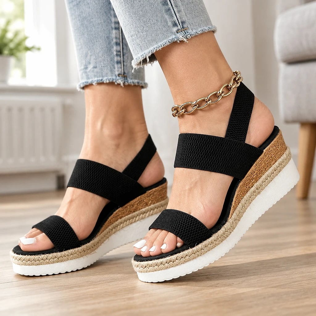 Vaelis – Orthopedic Wedge Sandals