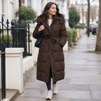 Velarne – Long Insulated Belted Coat