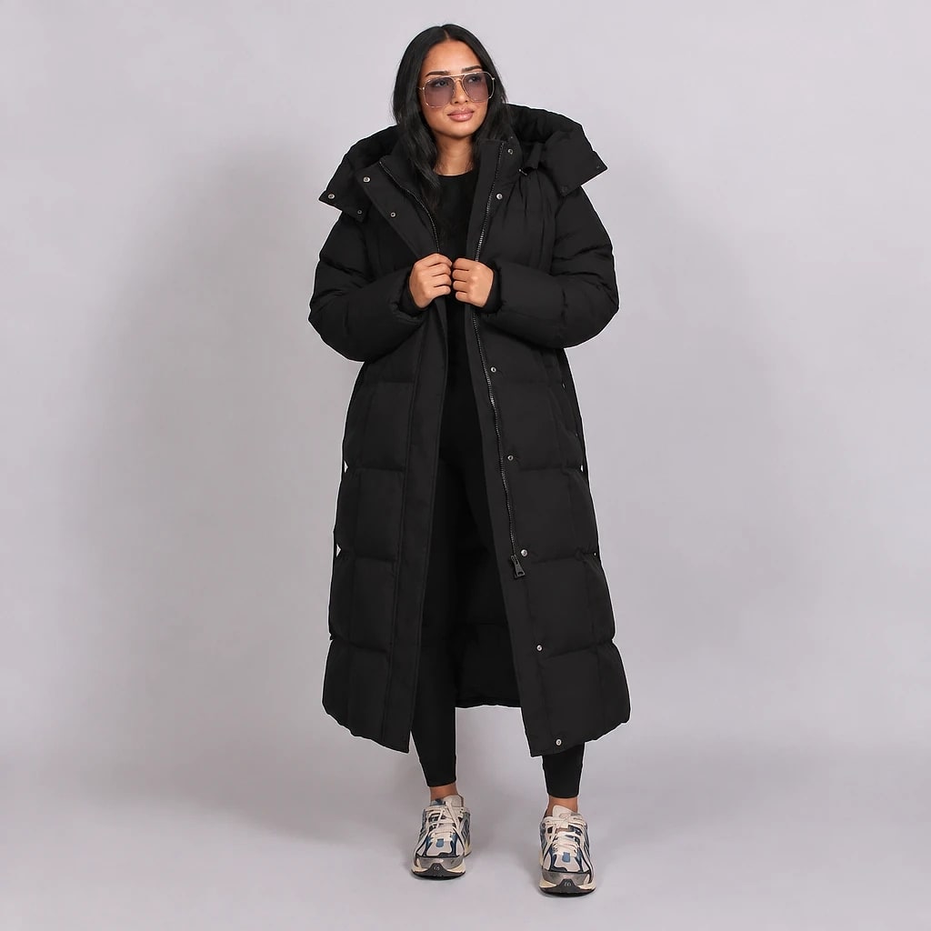 Velarne – Long Insulated Belted Coat