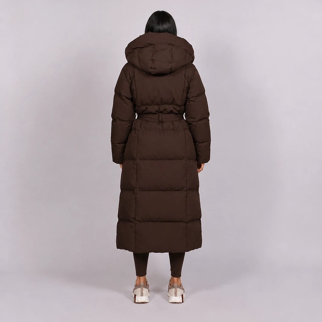 Velarne – Long Insulated Belted Coat