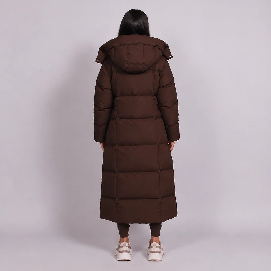 Velarne – Long Insulated Belted Coat