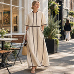 Vellore – Linen Blend Maxi Dress
