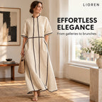 Vellore – Linen Blend Maxi Dress