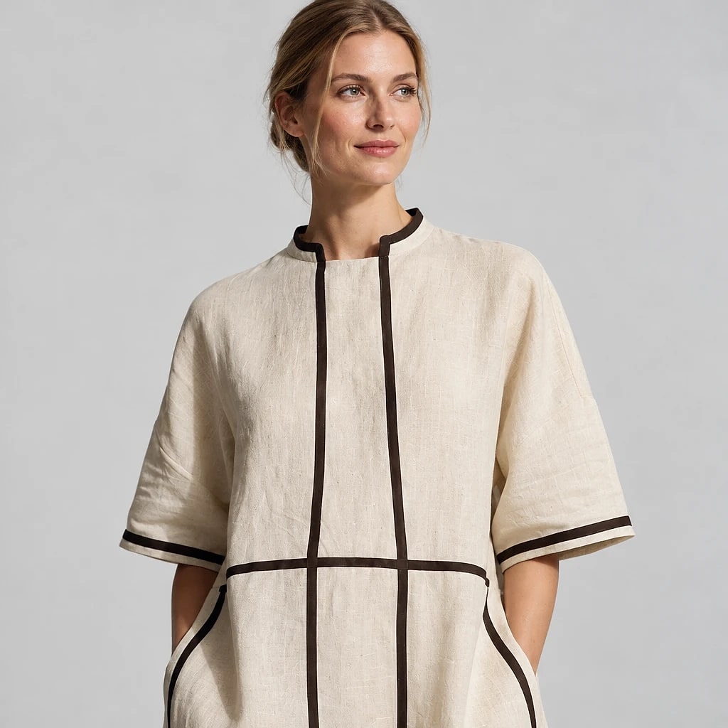 Vellore – Linen Blend Maxi Dress