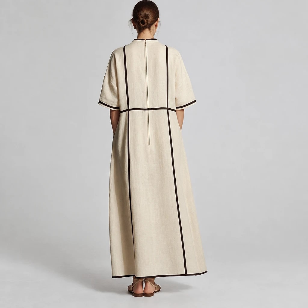 Vellore – Linen Blend Maxi Dress