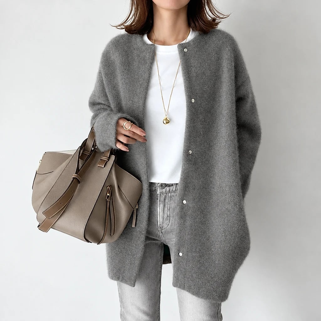 Veloire – Elegant Knit Cardigan