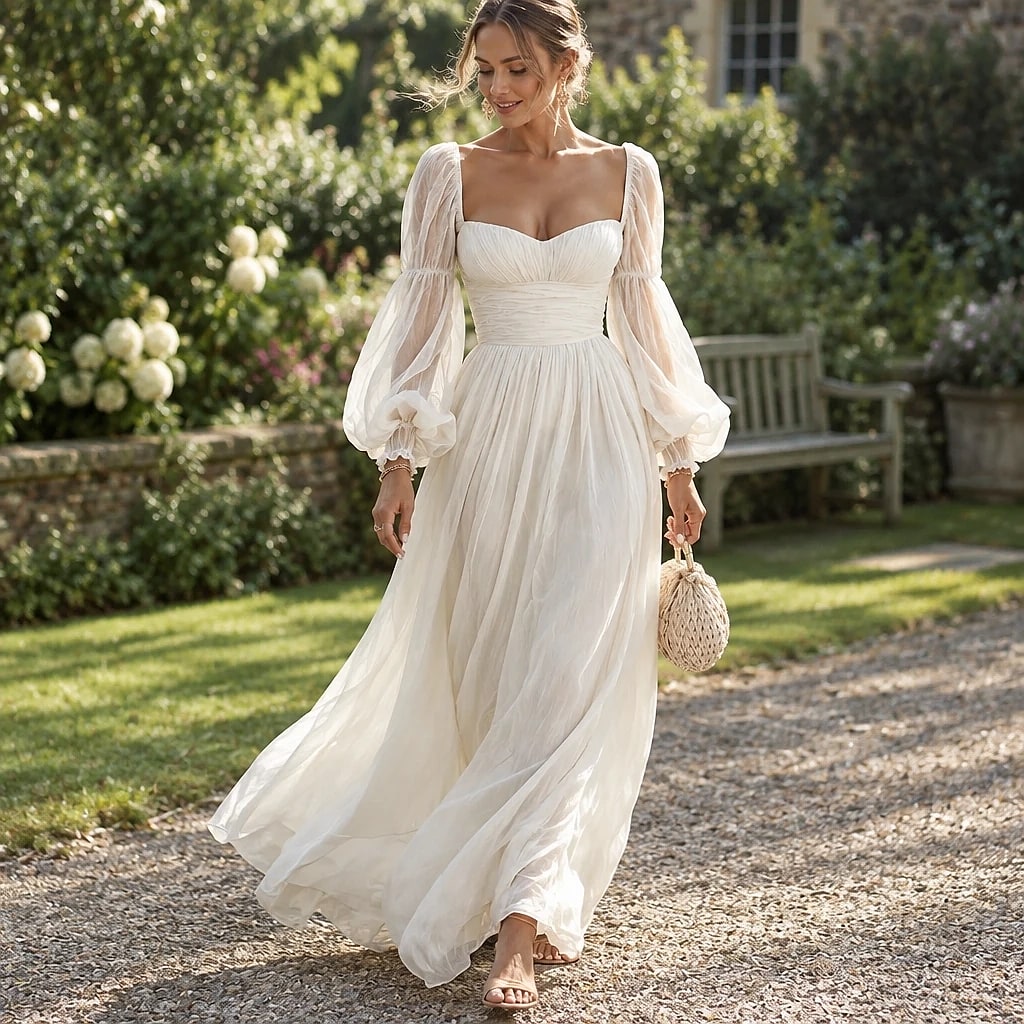 Veloria – Chiffon Maxi Dress