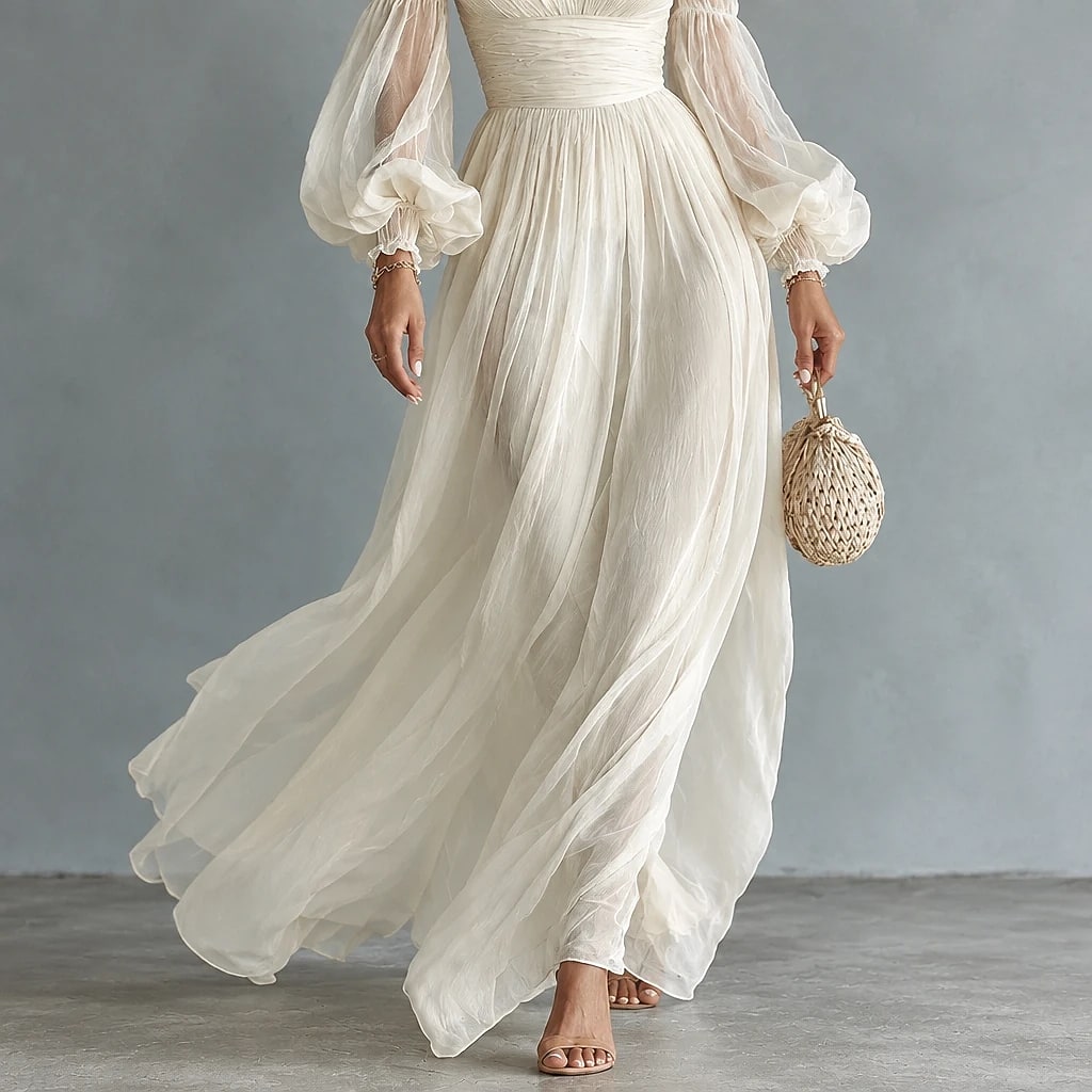 Veloria – Chiffon Maxi Dress