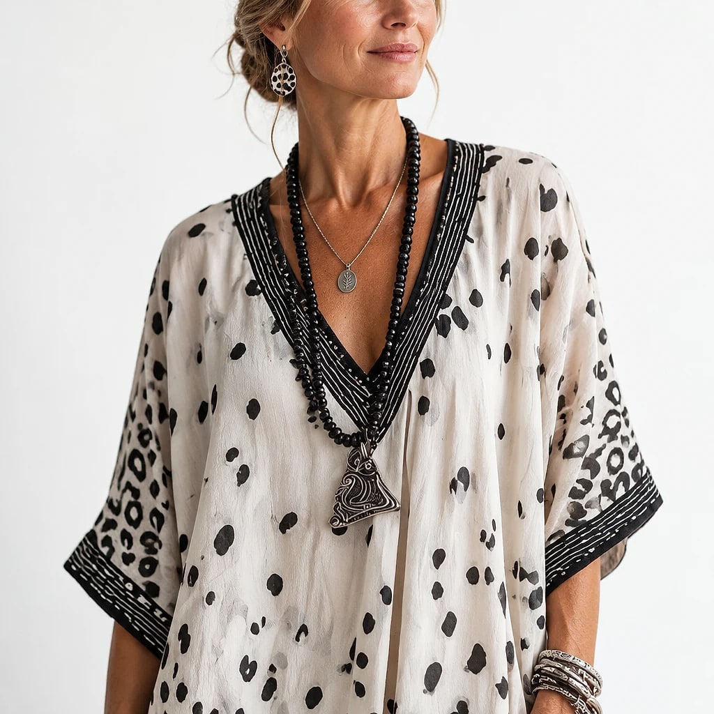 Veloria – Gradient Leopard Maxi Dress