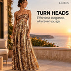 Veloria – Halter Cutout Maxi Dress