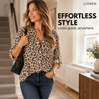 Veloria – Leopard Print Blouse