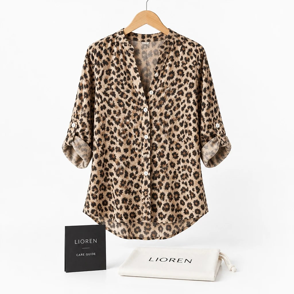 Veloria – Leopard Print Blouse