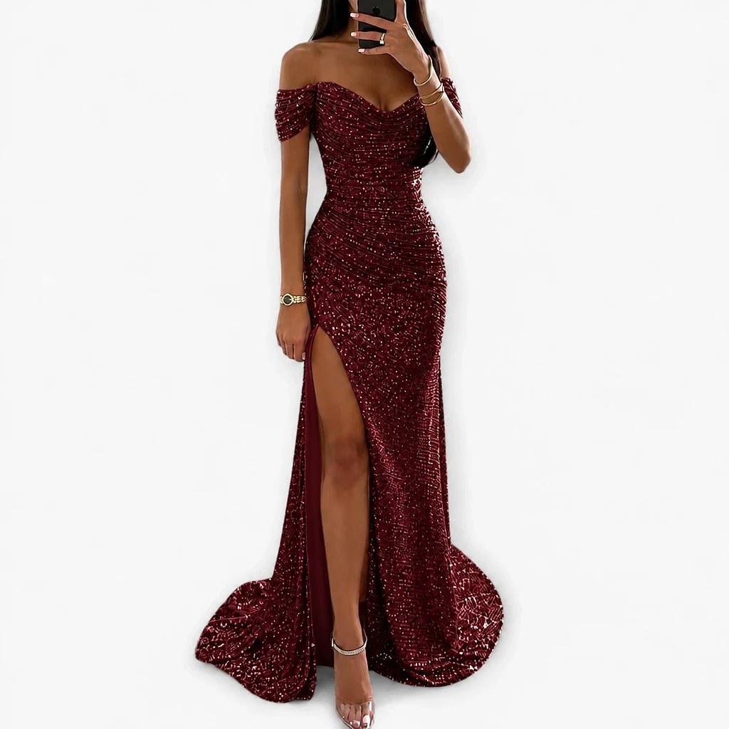 Veloria – Sequin Evening Gown