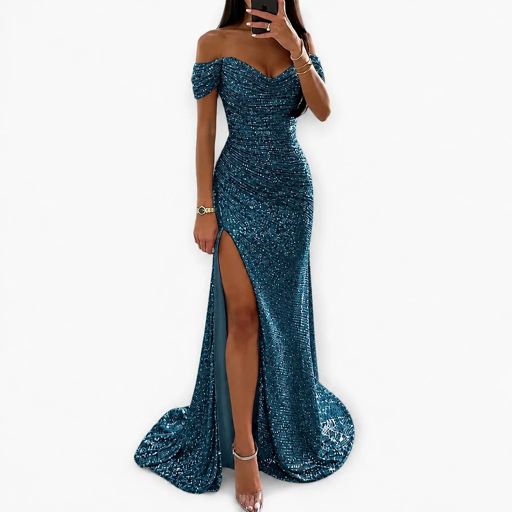 Veloria – Sequin Evening Gown
