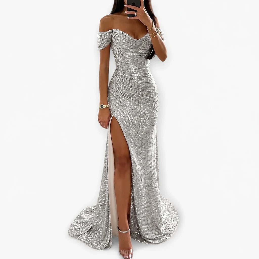 Veloria – Sequin Evening Gown