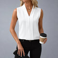 Velorie – Sleeveless V-Neck Blouse