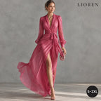 Veloura – Pearl Chiffon Maxi Dress