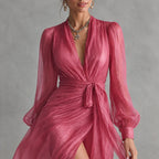 Veloura – Pearl Chiffon Maxi Dress