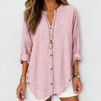 Velouri – V-Neck Striped Blouse