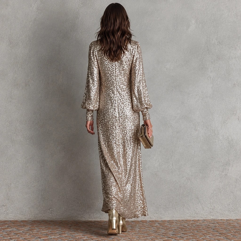 Velourne – Sequin Maxi Party Dress