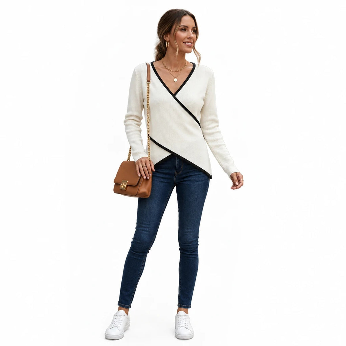 Velvarne – Women's Wrap Knit Top