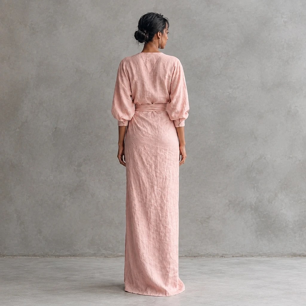 Veralune – Linen Blend Maxi Dress