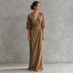 Veralune – Linen Blend Maxi Dress