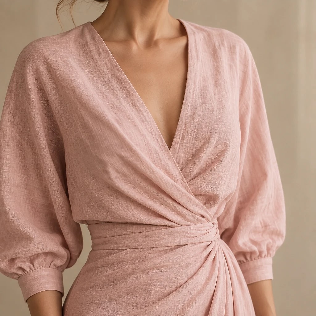 Veralune – Linen Blend Maxi Dress