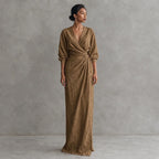 Veralune – Linen Blend Maxi Dress