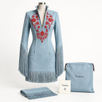 Vestara – Western Tassel Mini Dress