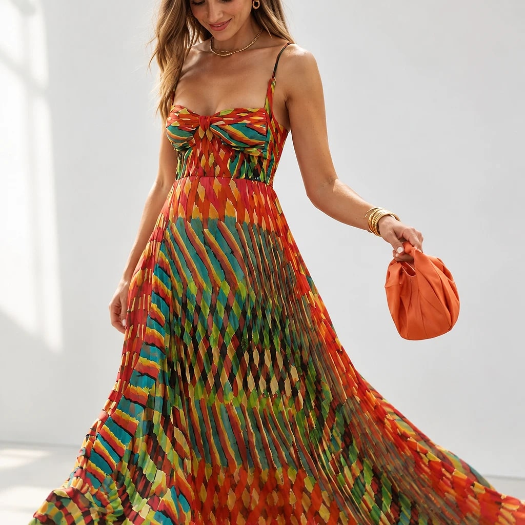 Vivarne – Halter Maxi Dress