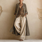 Wovaine – Natural 3-Piece Linen Set