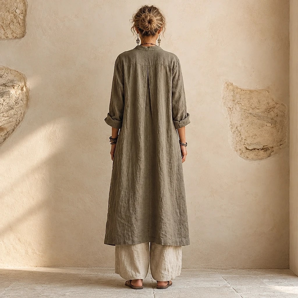 Wovaine – Natural 3-Piece Linen Set